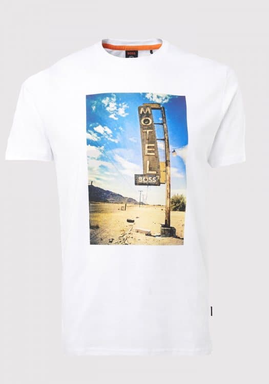 Men's T-Shirts Boss White