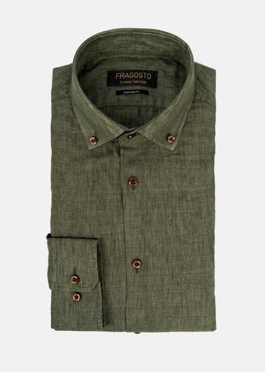 Men's Shirts Fragosto Green