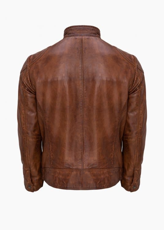 Men's Leather Jackets Milestone Brown