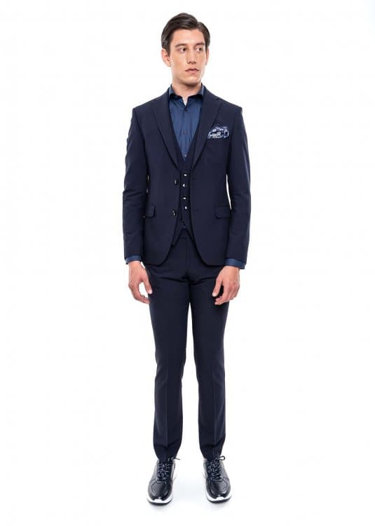 Men's Suits Fragosto Blue
