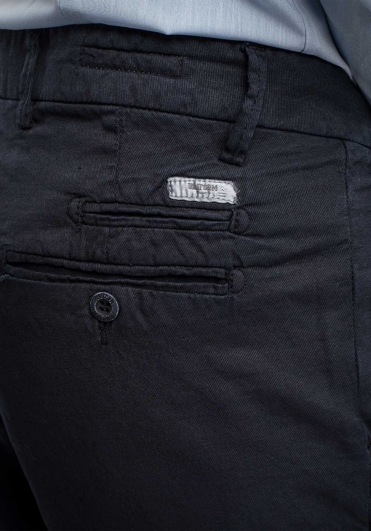 Men's Linen Pants Uniform Blue