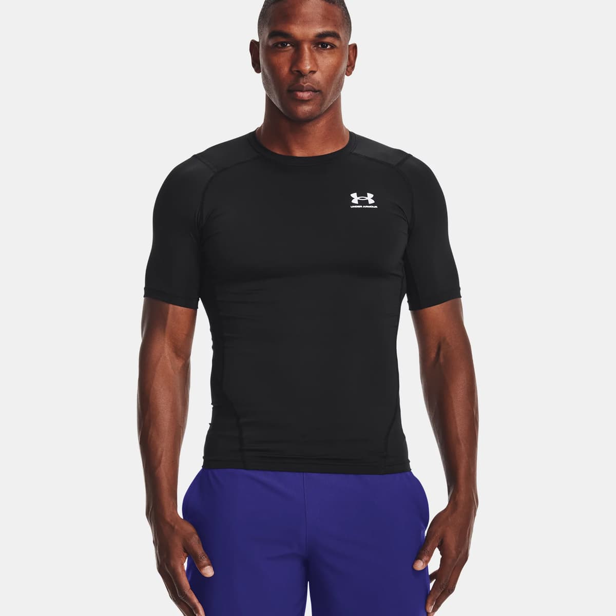 Under Armour Heatgear Armour Compression T-Shirt Μαυρο