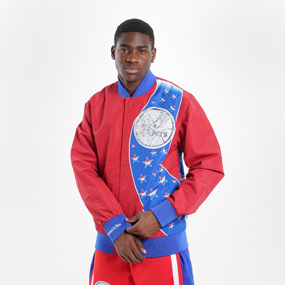 Men's Sports Jackets Mitchell & Ness Red