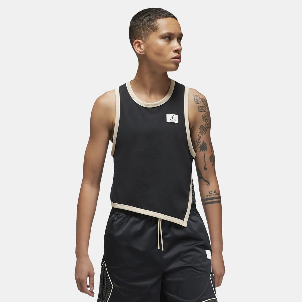 Γυναικεία αθλητικά αμάνικα μπλουζάκια JORDAN Μαύρο