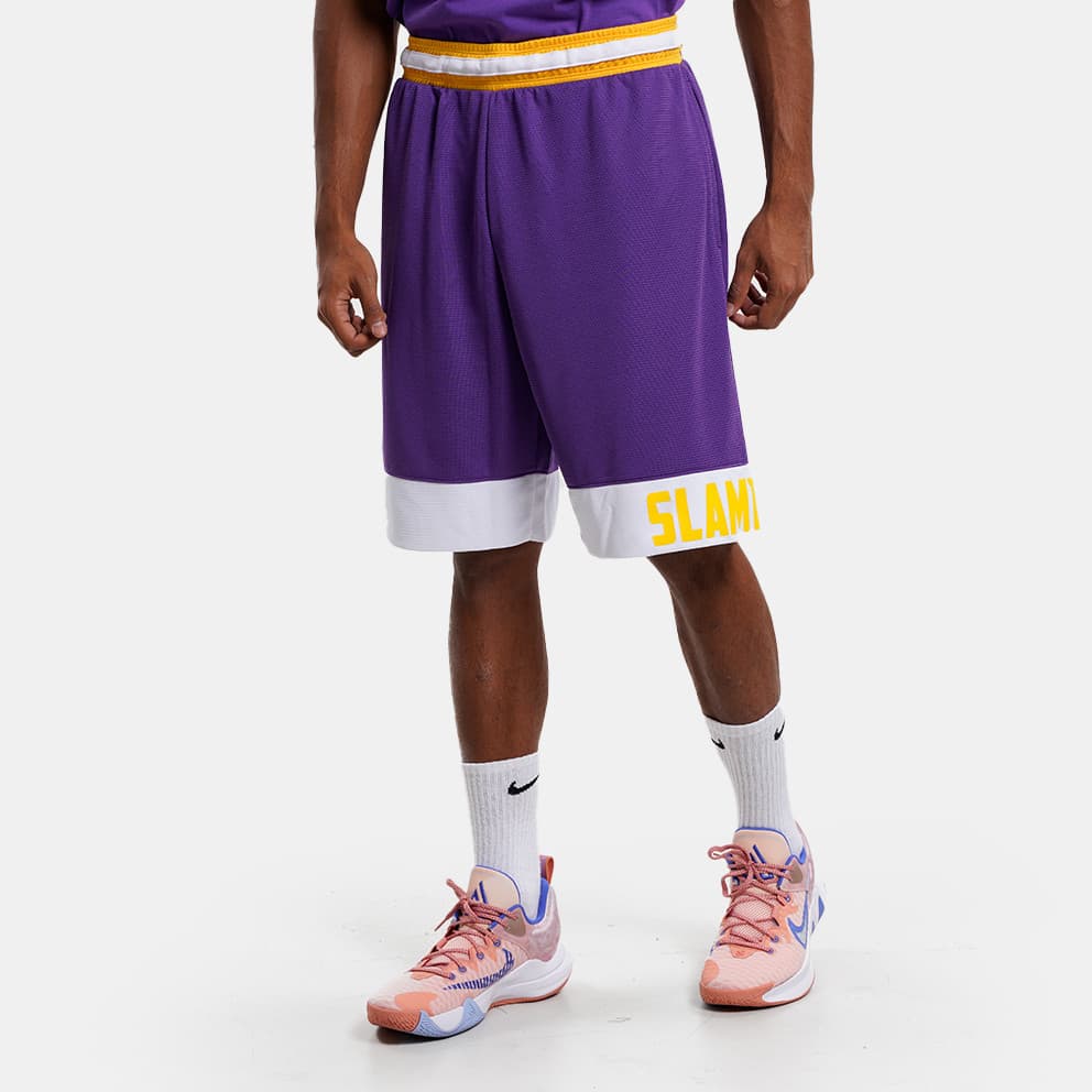 Ανδρικά αθλητικά σορτς Slamdunk Μωβ