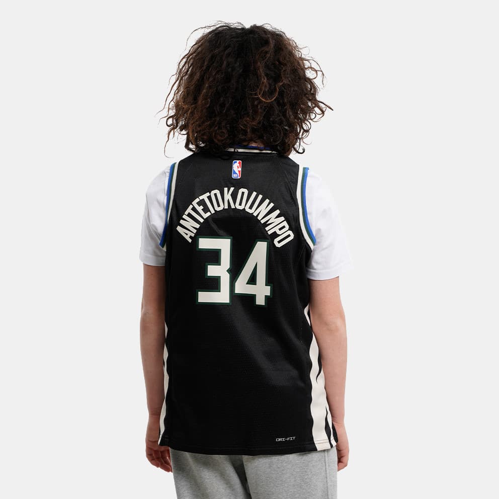 Jordan NBA Milwaukee Bucks Giannis Antetokounmpo Παιδική Μπασκετική Φανέλα