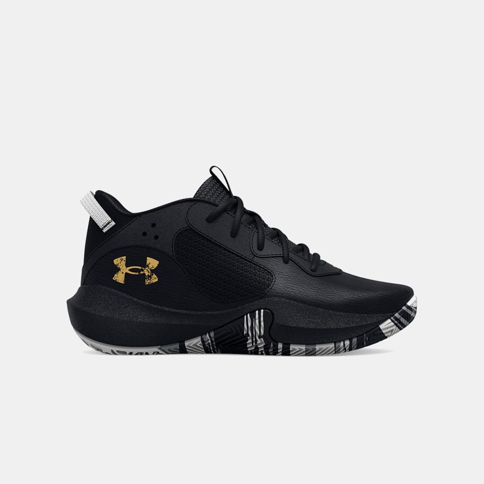 Under Armour Lockdown 6 Παιδικά Δερμάτινα Μποτάκια Μπάσκετ
