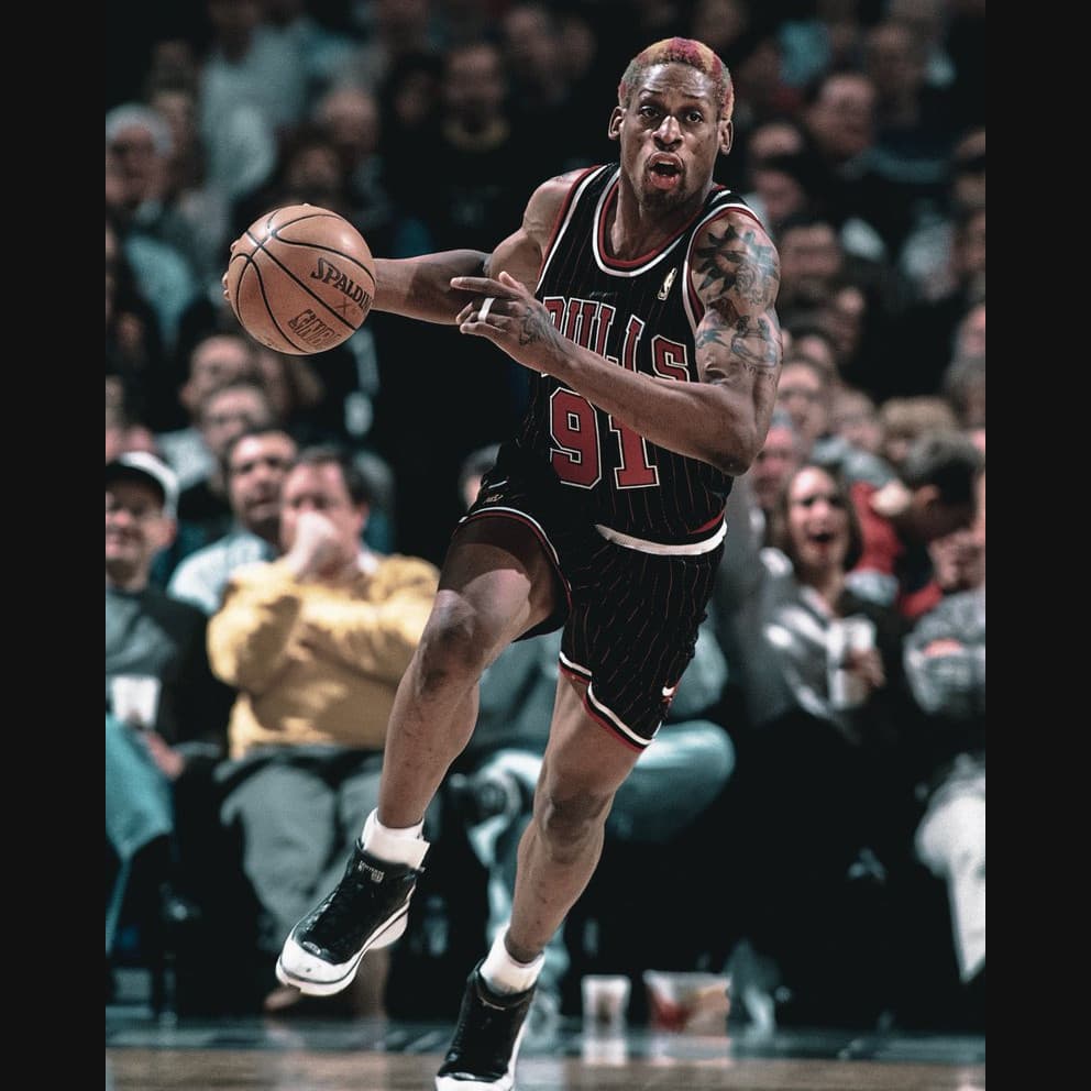 Mitchell & Ness Swingman Dennis Rodman Chicago Bulls 1995-1996 Μπασκετική Φανέλα