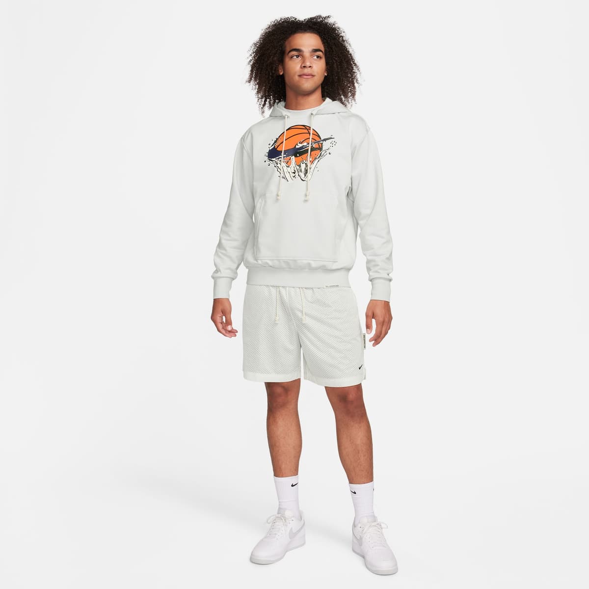 Men's Sports Hoodies & Sweatshirts Nike White