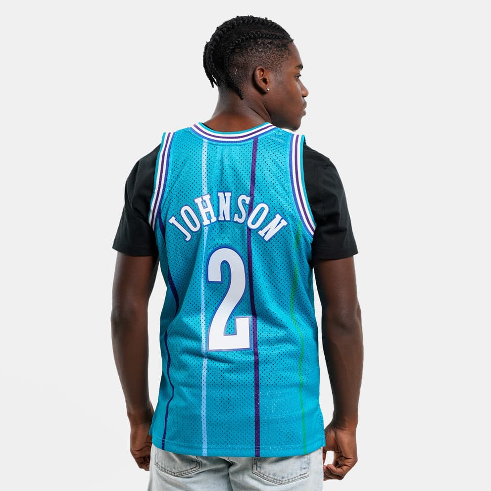 Mitchell & Ness NBA Larry Johnson Charlotte Hornets 1992-93 Swingman Μπασκετική Φανέλα
