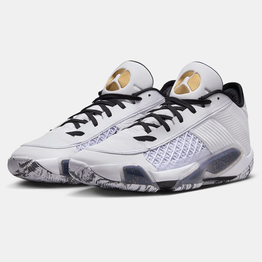 Jordan Air 38 Low "White Metallic Gold" Ανδρικά Μπασκετικά Παπούτσια
