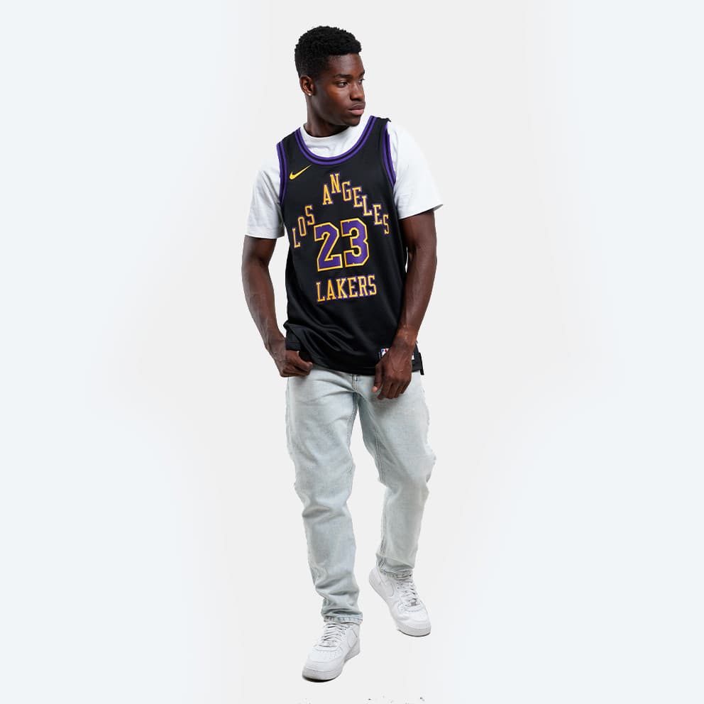 Nike NBA LeBron James Los Angeles Lakers City Edition Μπασκετική Φανέλα