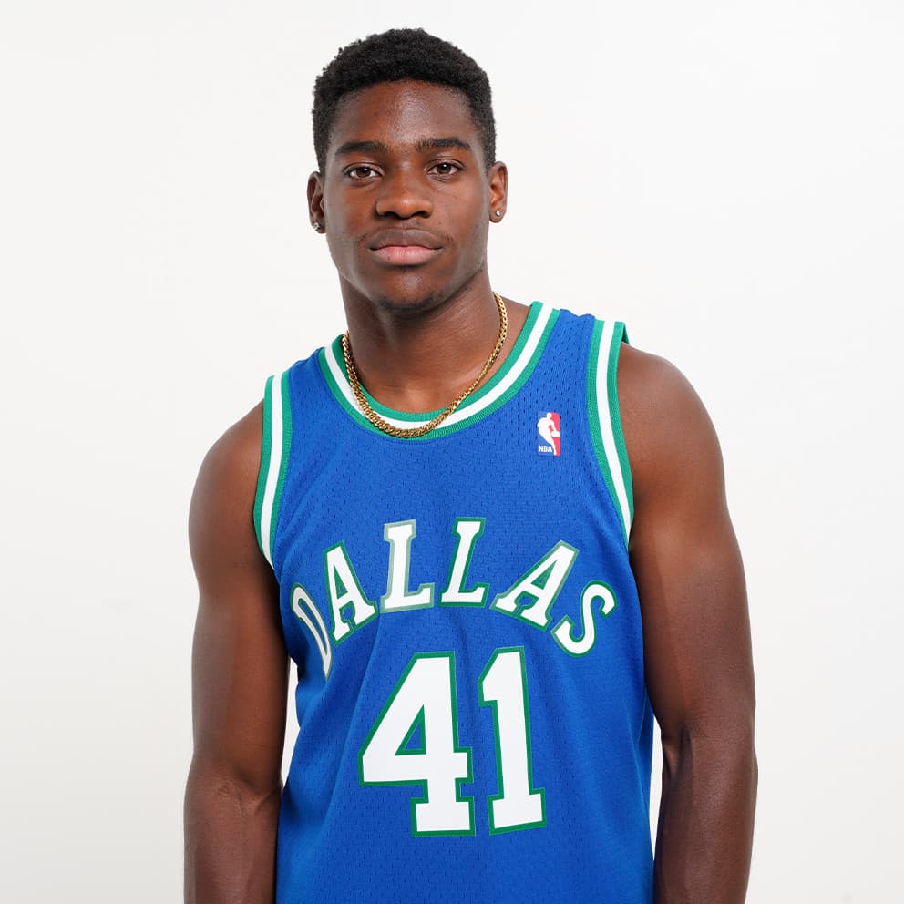 Mitchell & Ness Dirk Nowitzki Royal Dallas Mavericks 1998 Μπασκετική Φανέλα