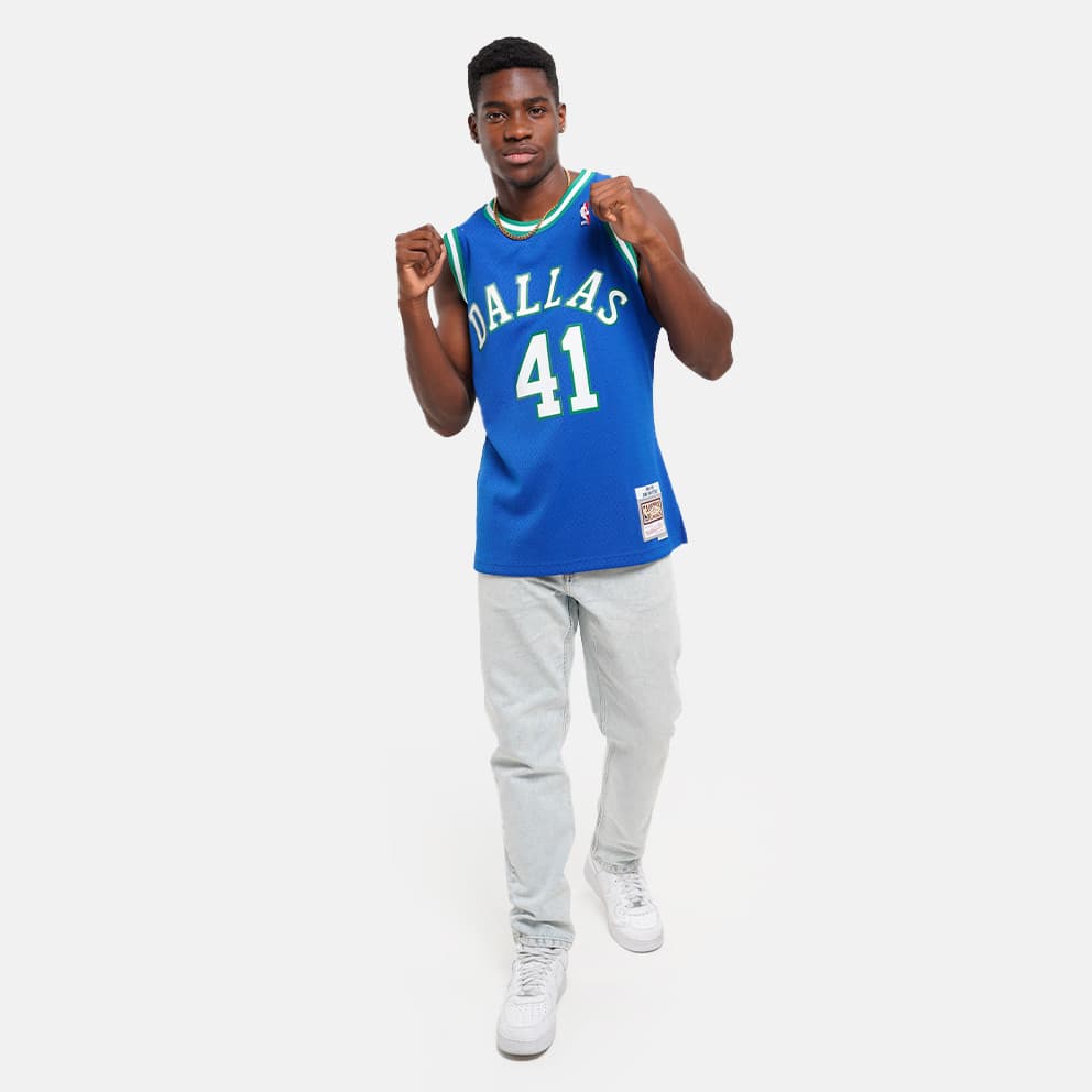 Mitchell & Ness Dirk Nowitzki Royal Dallas Mavericks 1998 Μπασκετική Φανέλα