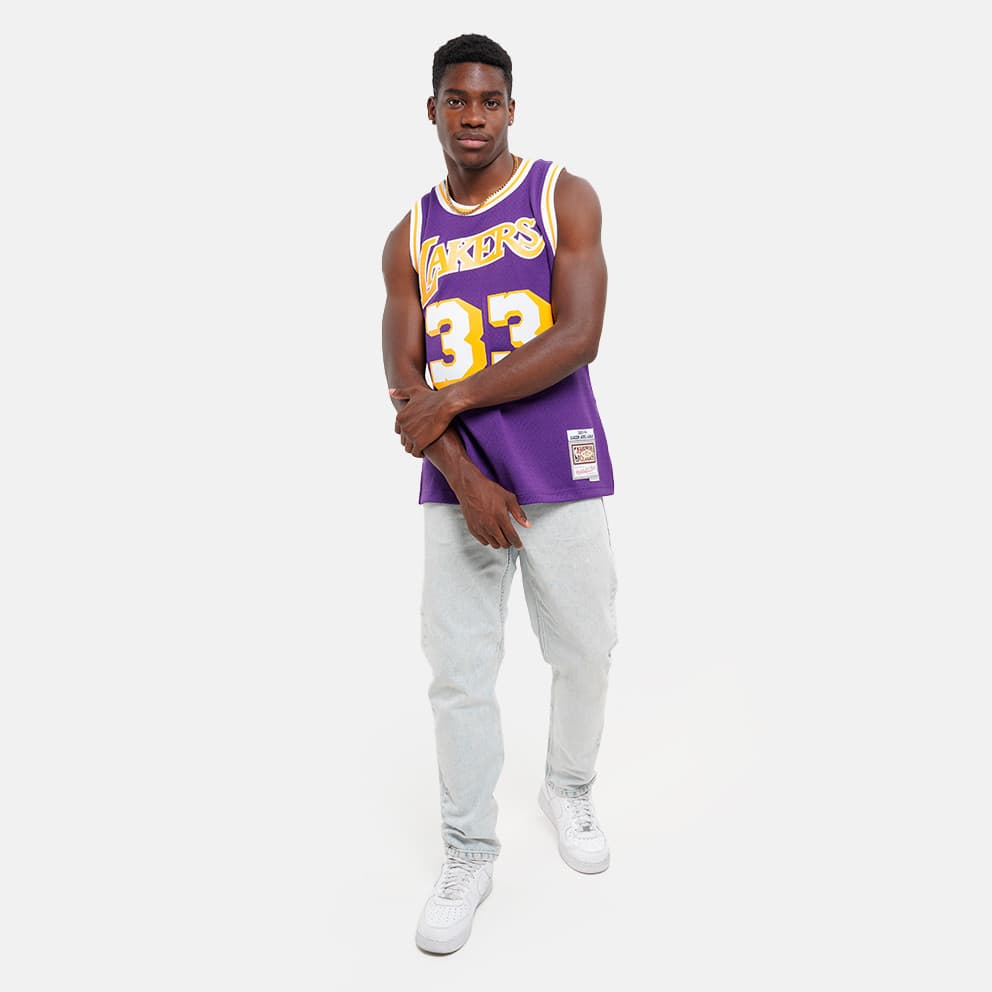 Mitchell & Ness NBA Kareem Abdul-Jabbar Los Angeles Lakers Μπασκετική Φανέλα