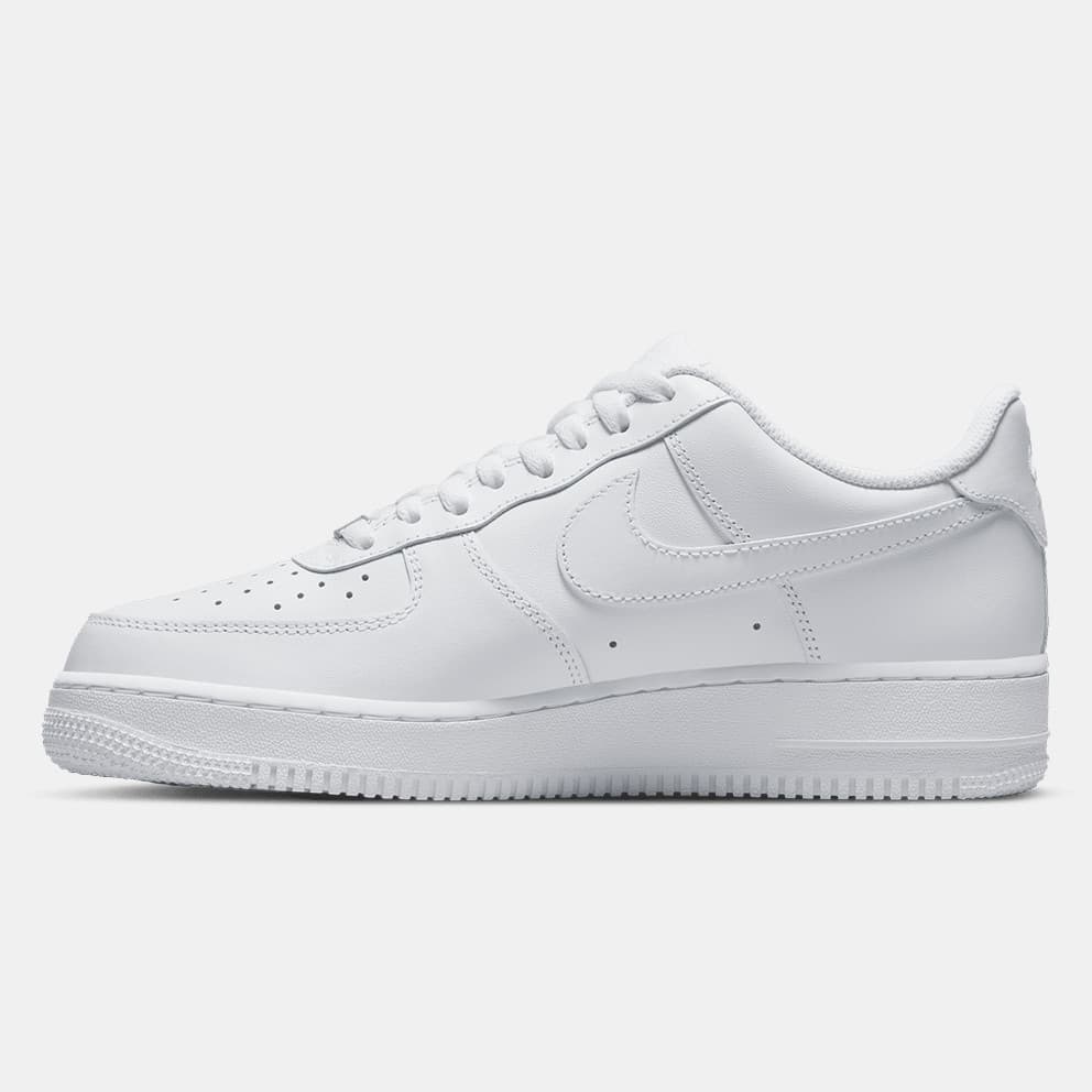 Nike Air Force 1 '07 Ανδρικά Δερμάτινα Λευκά Sneakers