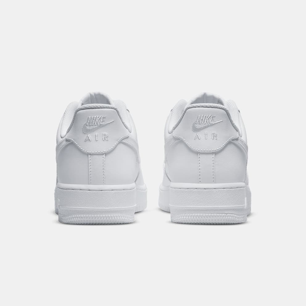 Nike Air Force 1 '07 Ανδρικά Δερμάτινα Λευκά Sneakers