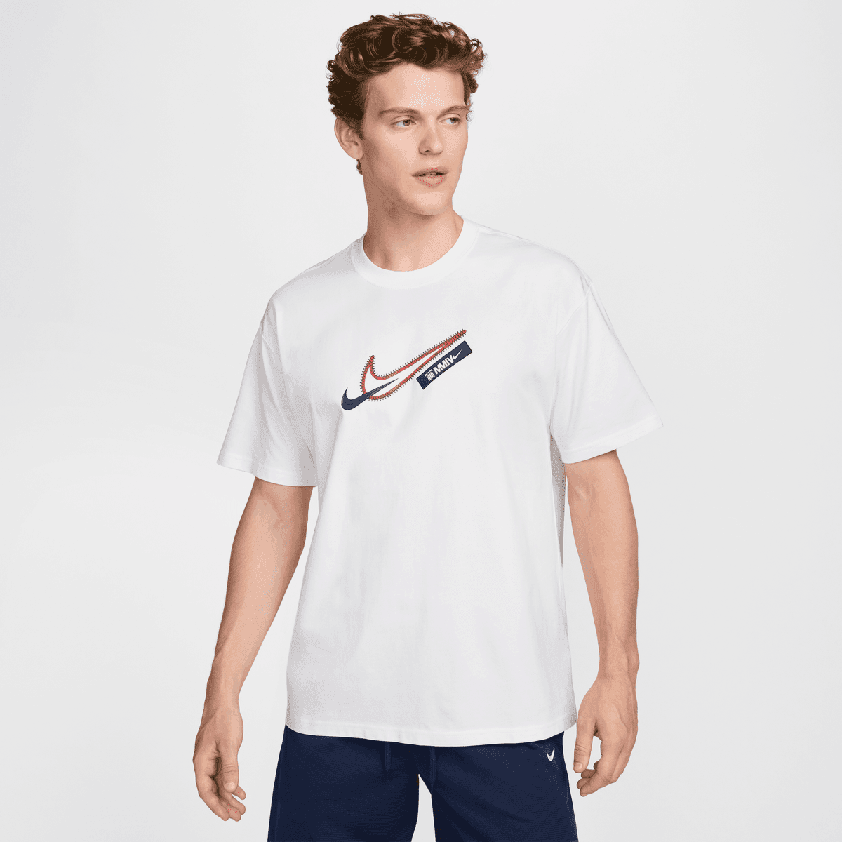 Ανδρικά αθλητικά μπλουζάκια Nike Λευκό