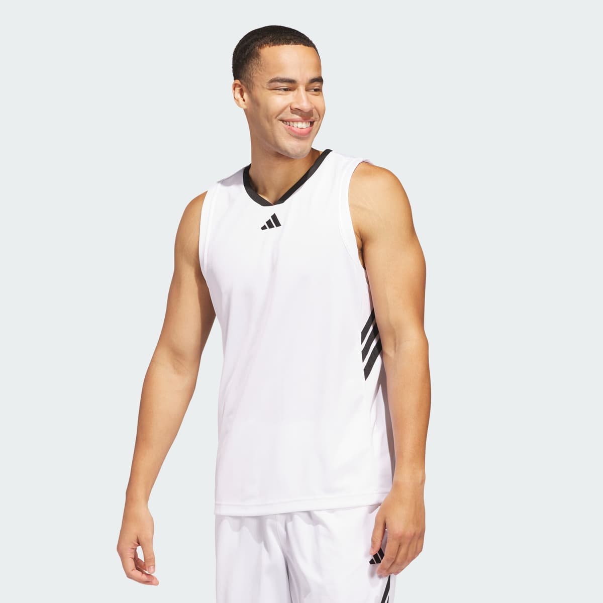 Men's Sports Tank Tops Adidas White