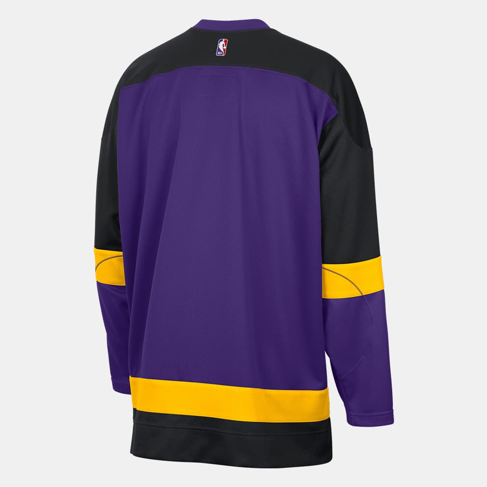 Nike NBA City Edition Los Angeles Lakers Μπασκετική Μπλούζα με Μακρύ Μανίκι