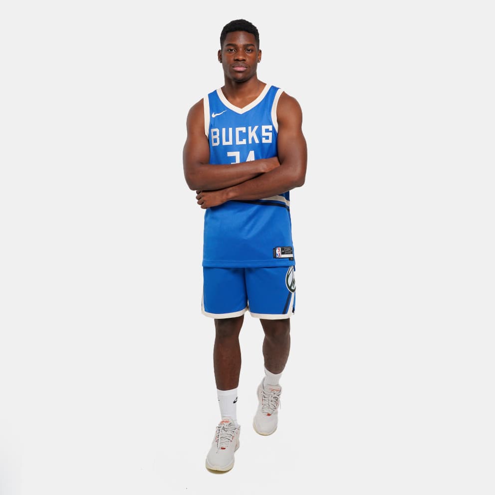 Nike NBA Giannis Antetokounmpo Milwaukee Bucks City Edition Μπασκετική Φανέλα