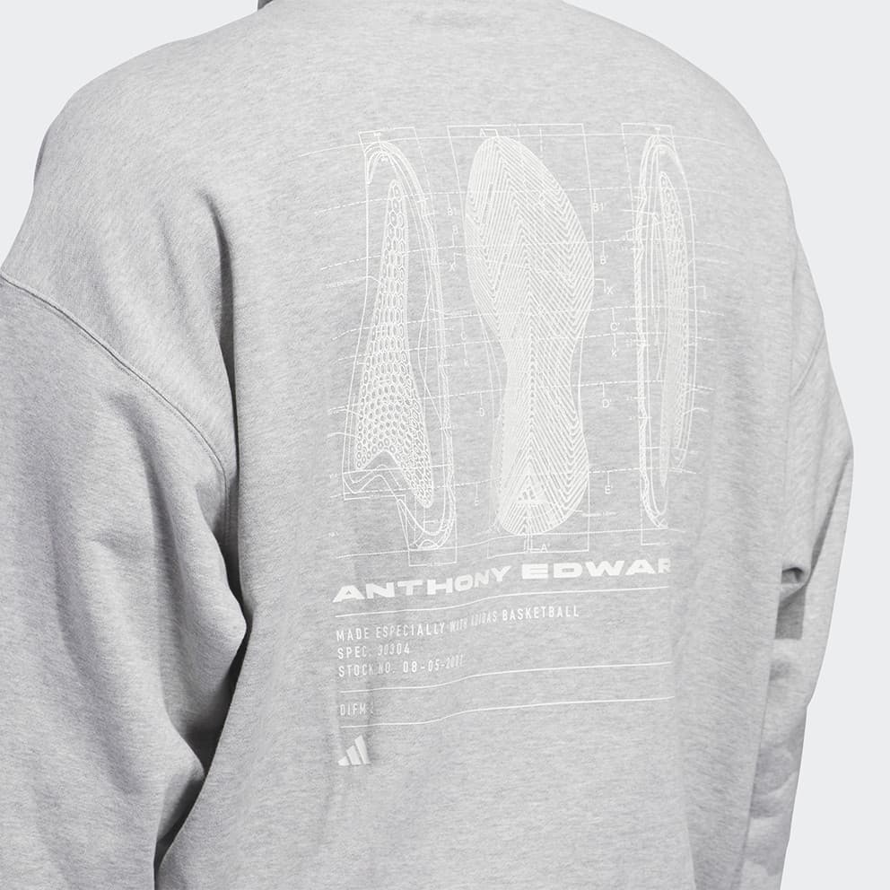 adidas Anthony Edwards Ανδρική Μπλούζα με Κουκούλα