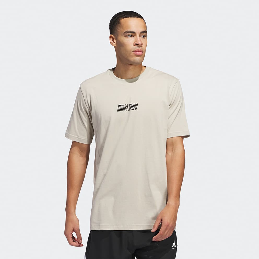 Men's Sports T-Shirts Adidas Beige