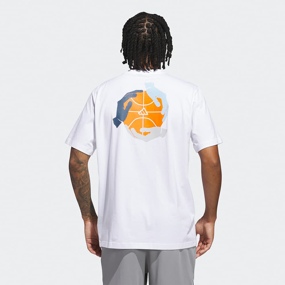 Men's Sports T-Shirts Adidas White