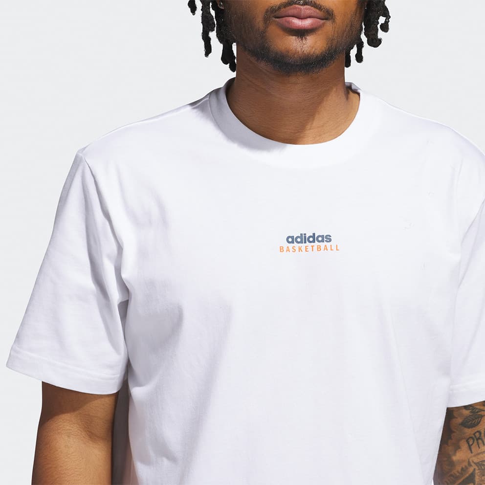 Men's Sports T-Shirts Adidas White