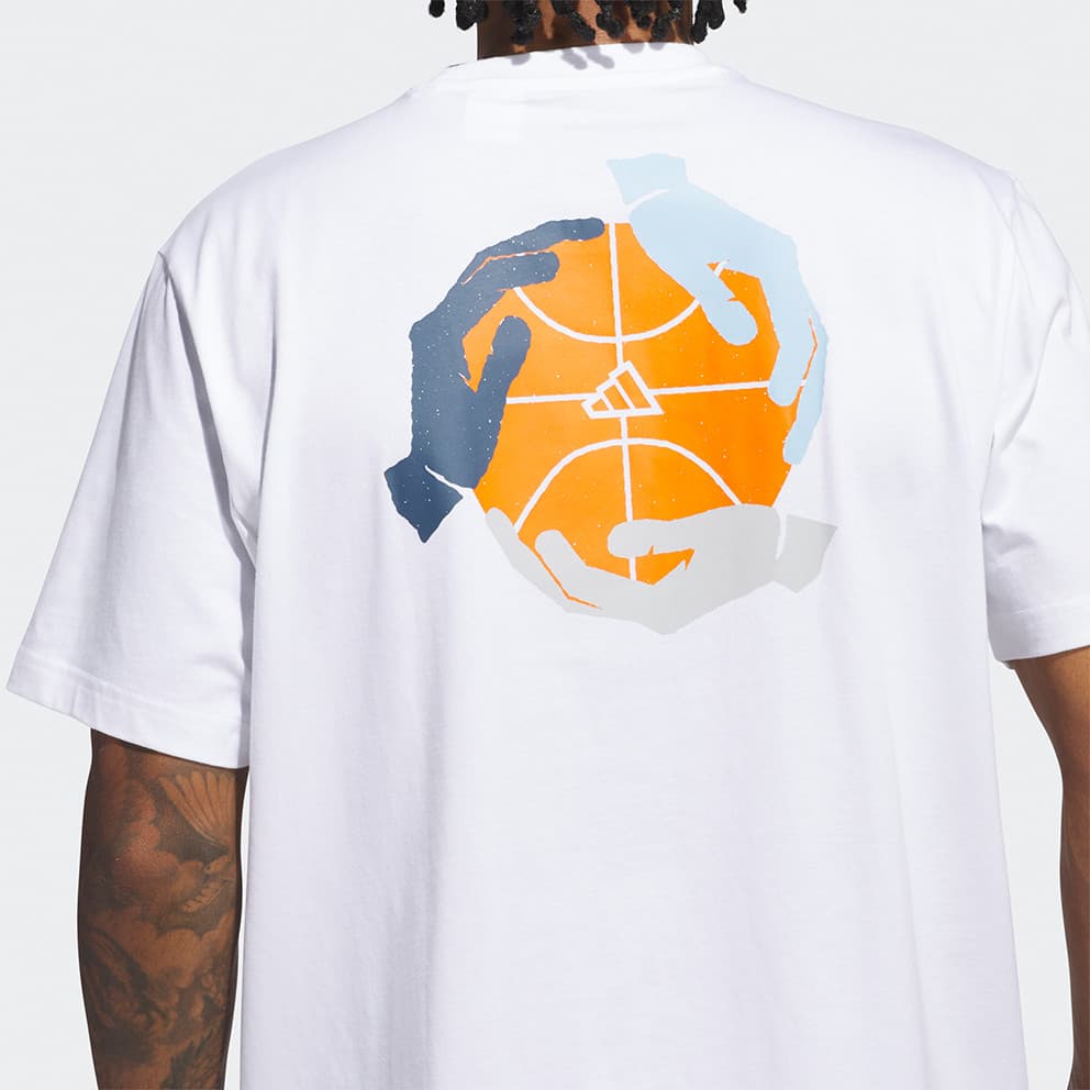 Men's Sports T-Shirts Adidas White