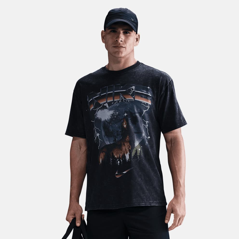 Ανδρικά αθλητικά μπλουζάκια Nike Μαύρο