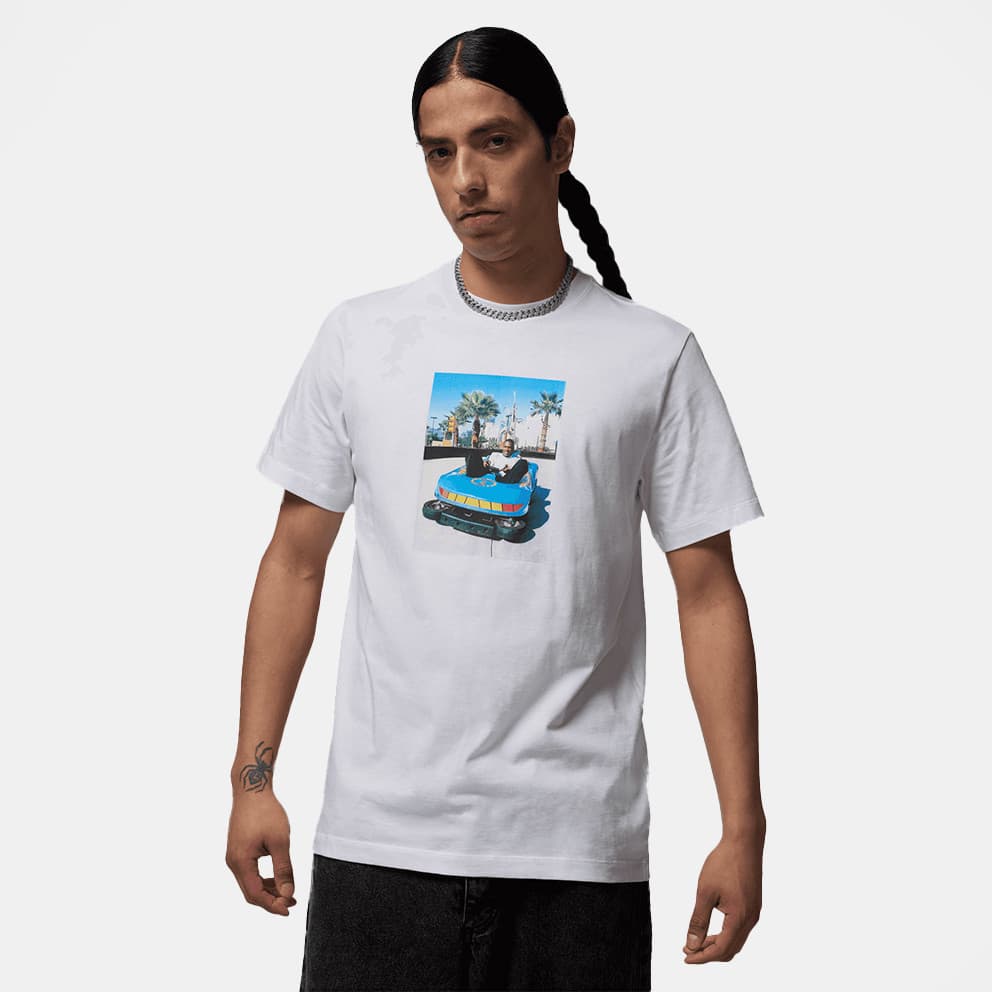 Men's Sports T-Shirts JORDAN White