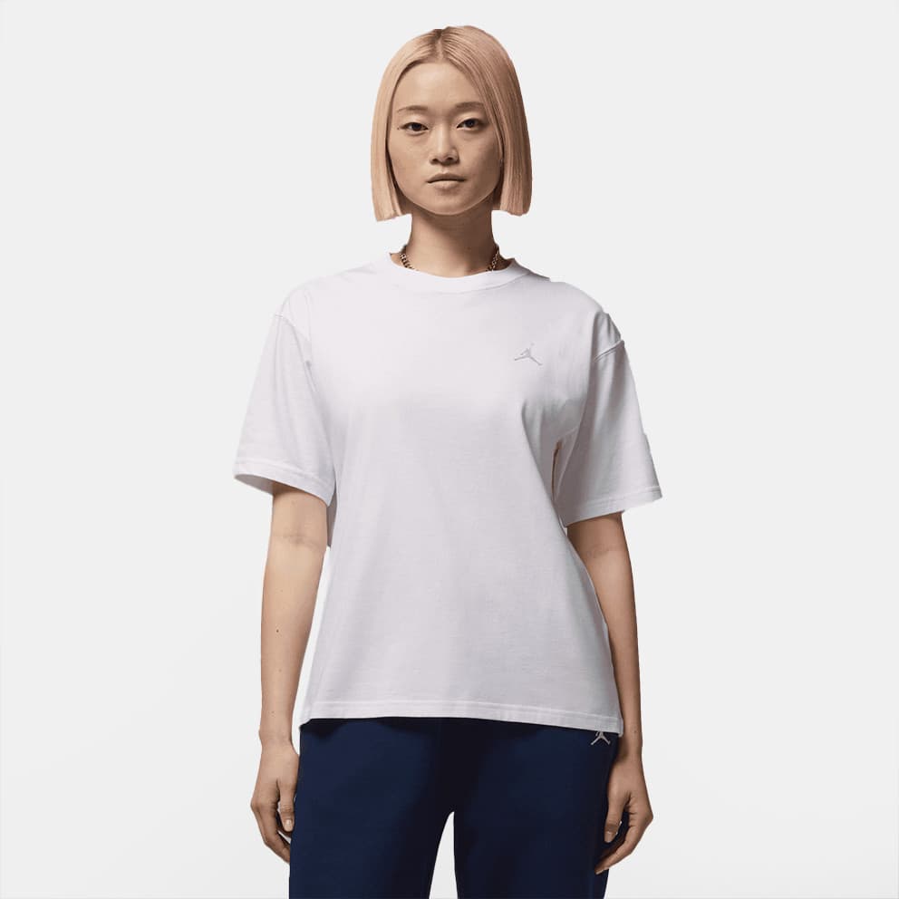 Γυναικεία αθλητικά μπλουζάκια JORDAN Λευκό