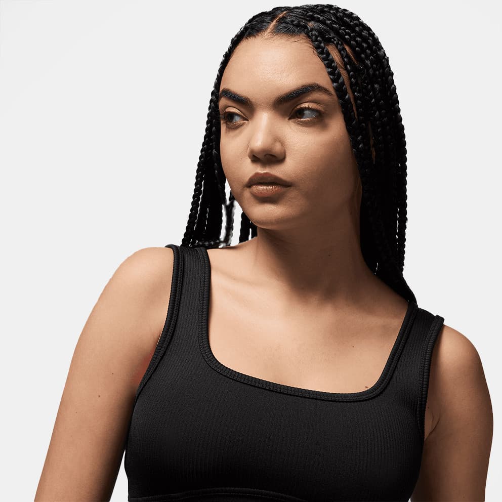 Jordan Lifestyle Γυναικείο Cropped Αμάνικο T-Shirt