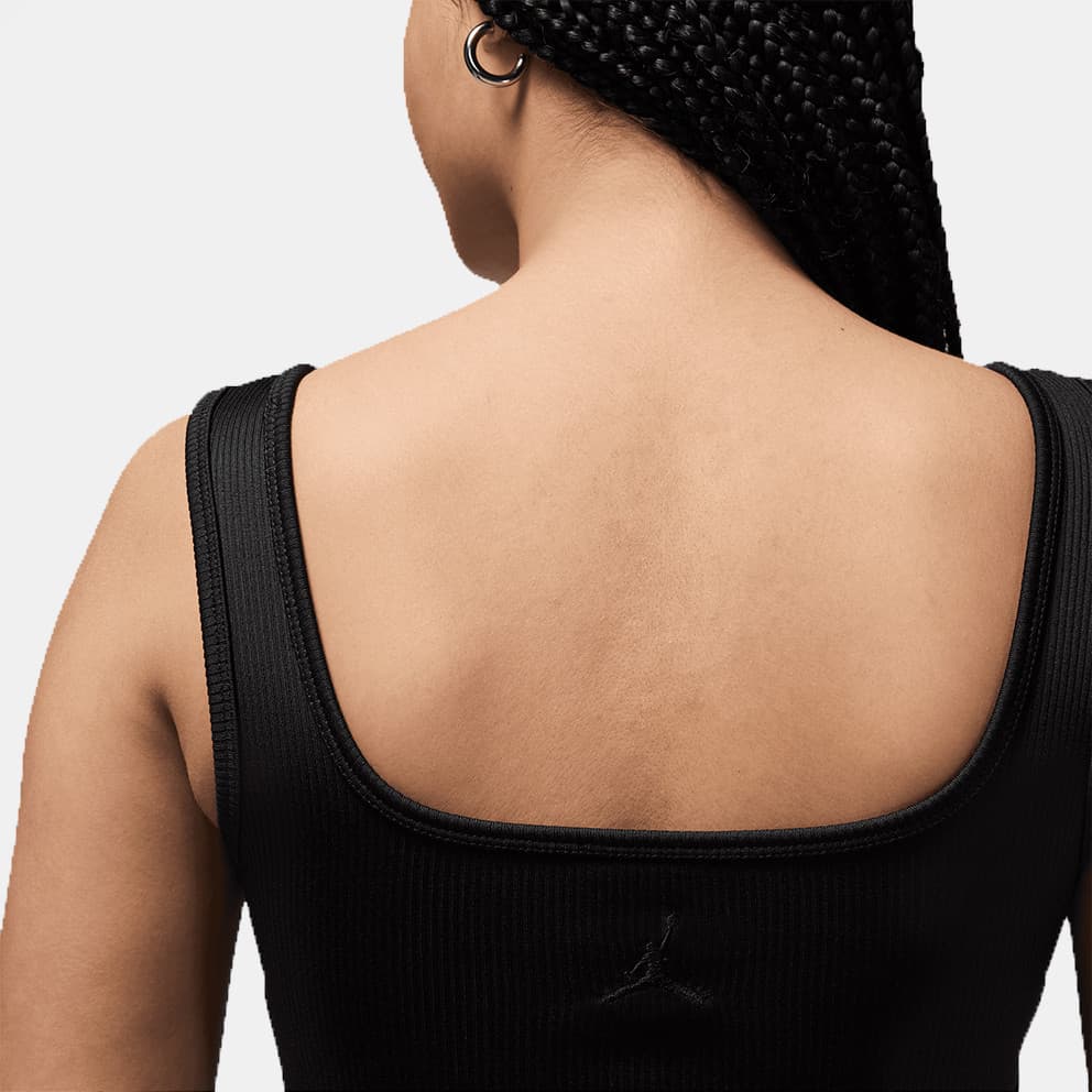 Jordan Lifestyle Γυναικείο Cropped Αμάνικο T-Shirt