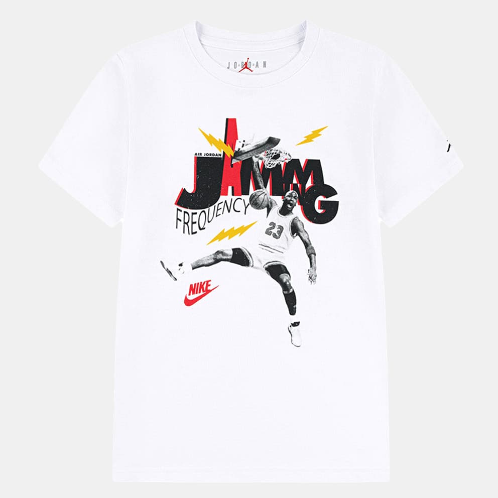 Αγορίστικα μπλουζάκια JORDAN Λευκό