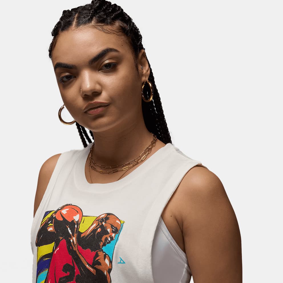 Women's Sports Tank Tops JORDAN White