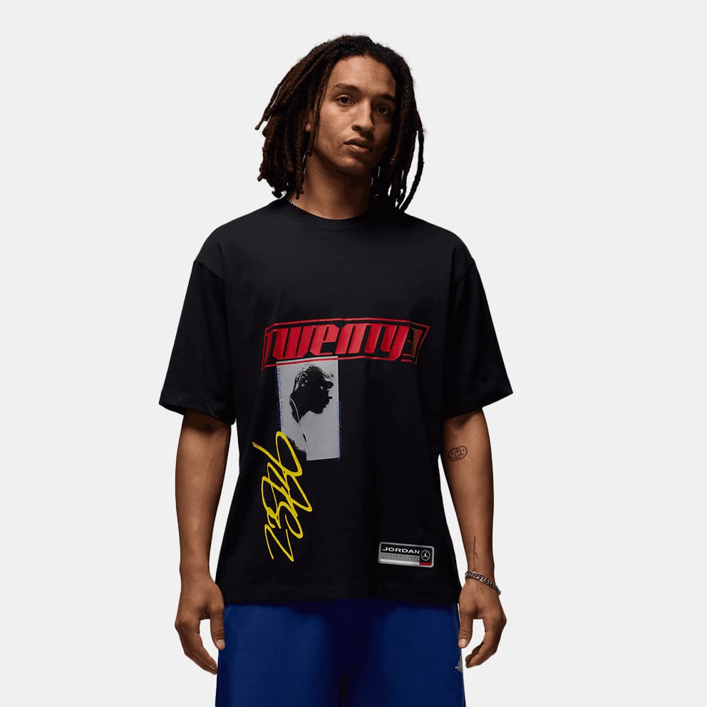 Ανδρικά αθλητικά μπλουζάκια JORDAN Μαύρο