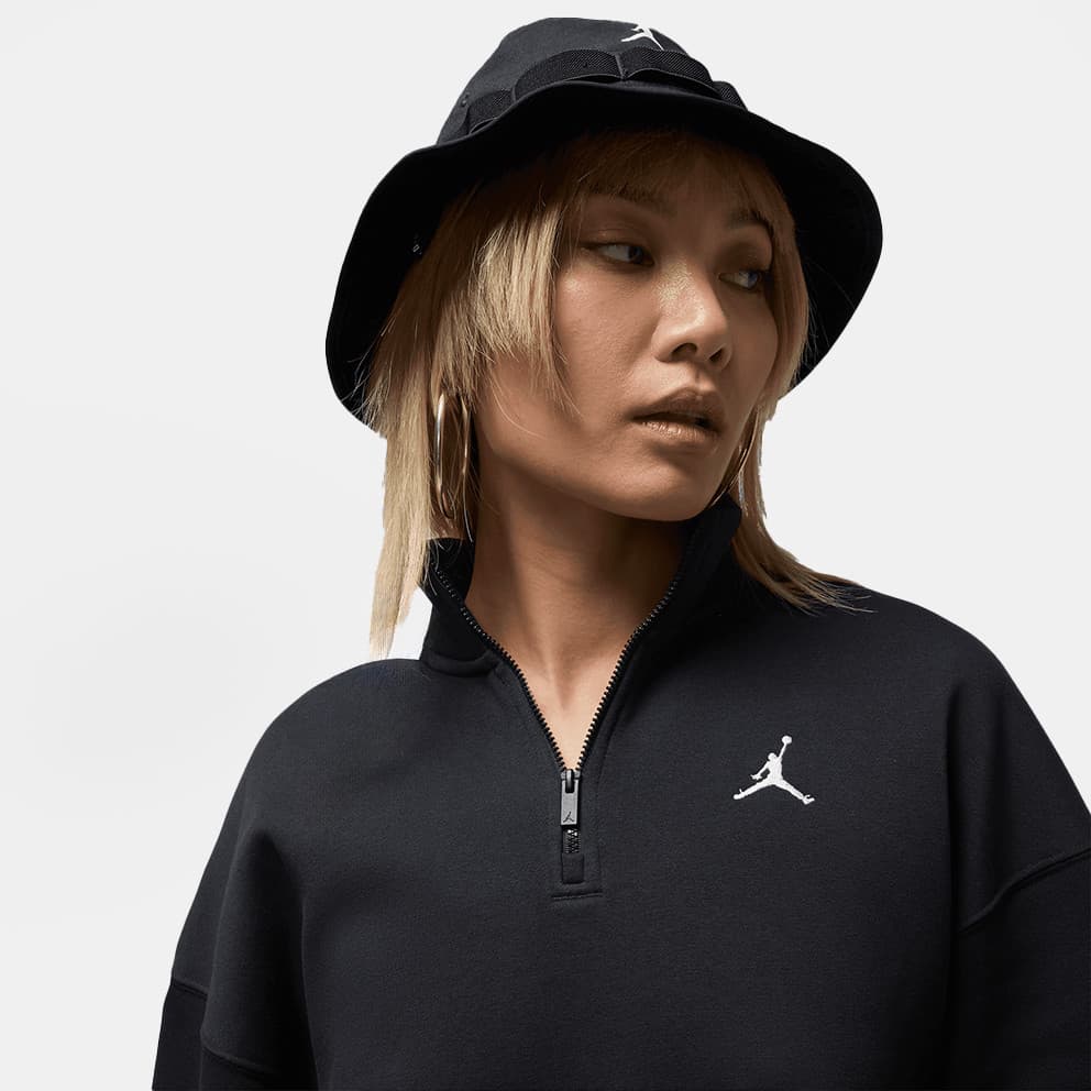Jordan Fleece Quarter Zip Γυναικεία Μπλούζα Μακρύ Μανίκι