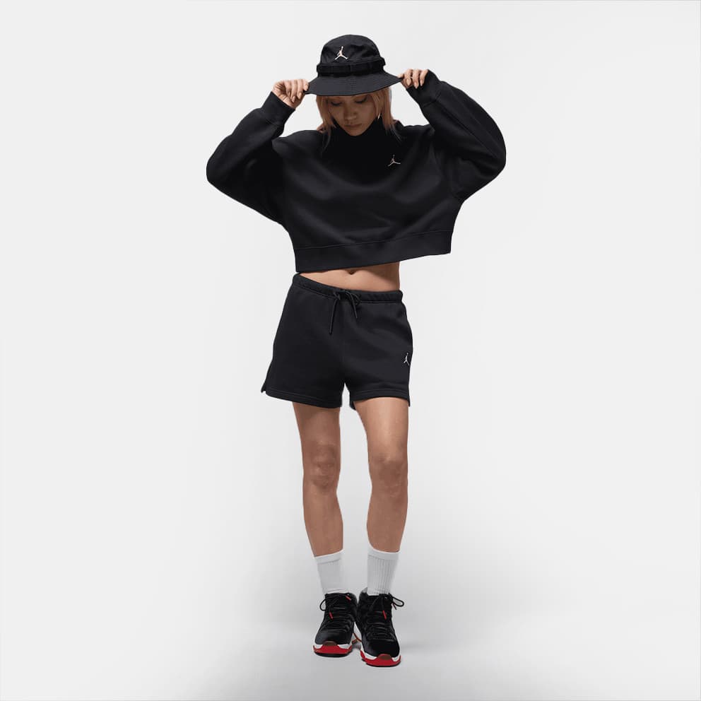 Jordan Fleece Quarter Zip Γυναικεία Μπλούζα Μακρύ Μανίκι