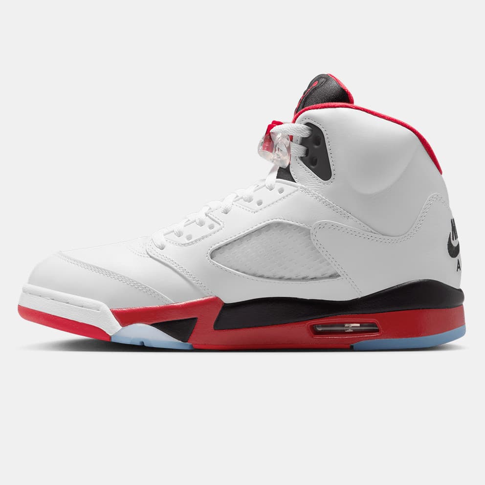 Jordan Air 5 Fire Red "Black Tongue" Ανδρικά Παπούτσια