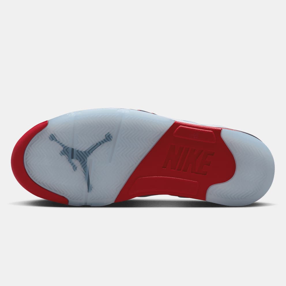 Jordan Air 5 Fire Red "Black Tongue" Ανδρικά Παπούτσια