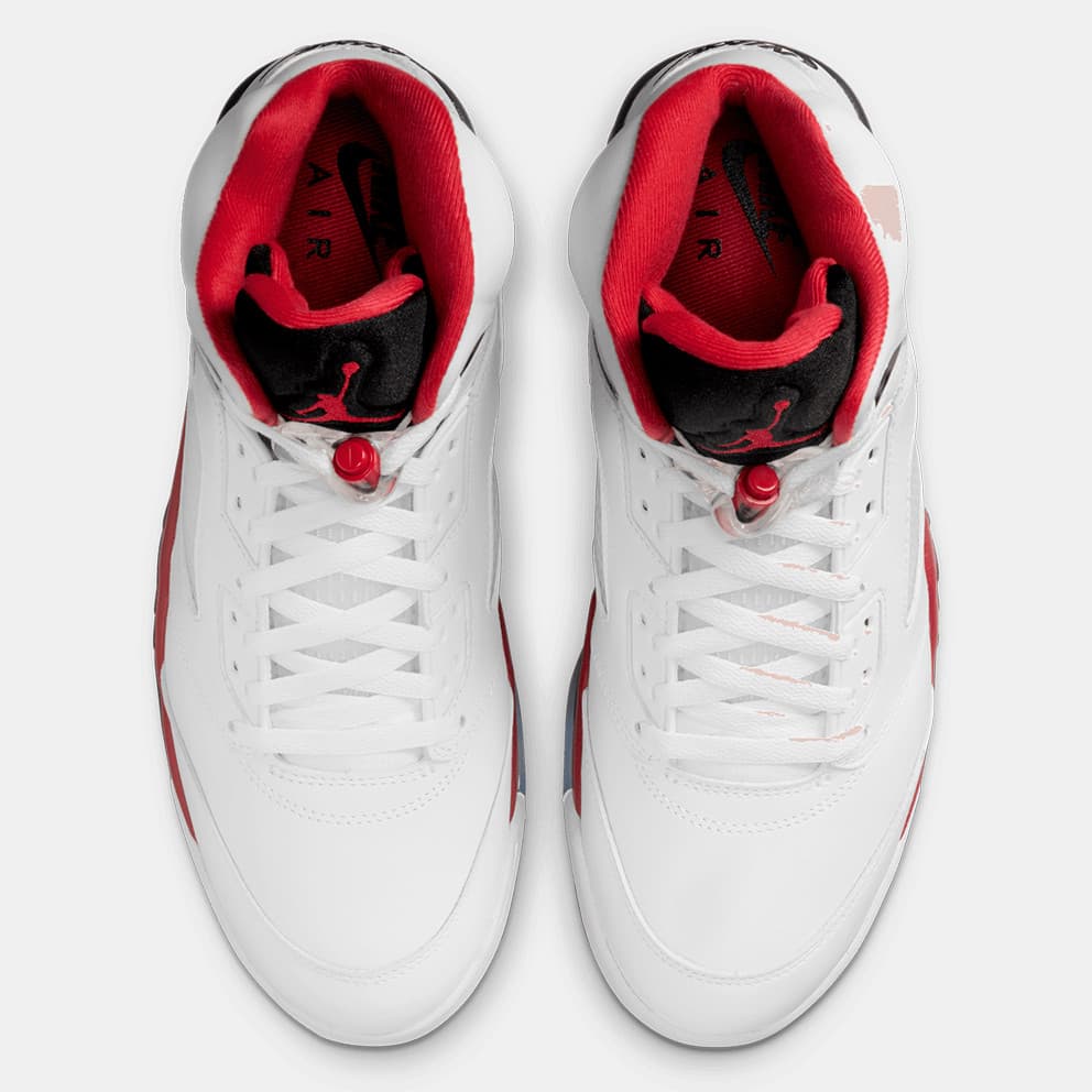 Jordan Air 5 Fire Red "Black Tongue" Ανδρικά Παπούτσια