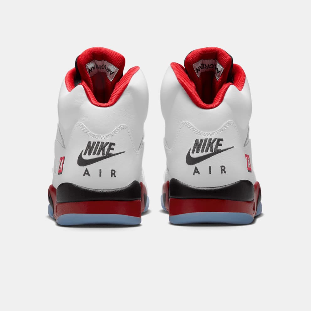 Jordan Air 5 Fire Red "Black Tongue" Ανδρικά Παπούτσια