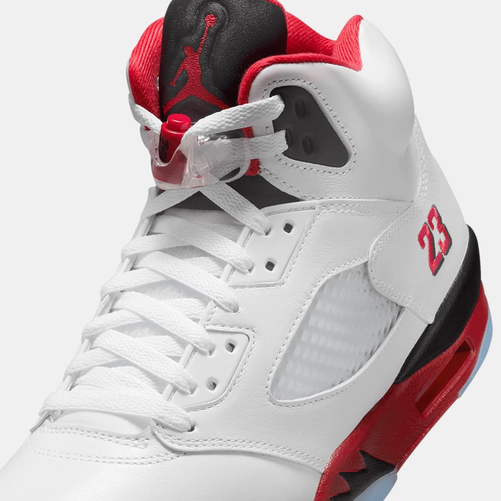 Jordan Air 5 Fire Red "Black Tongue" Ανδρικά Παπούτσια