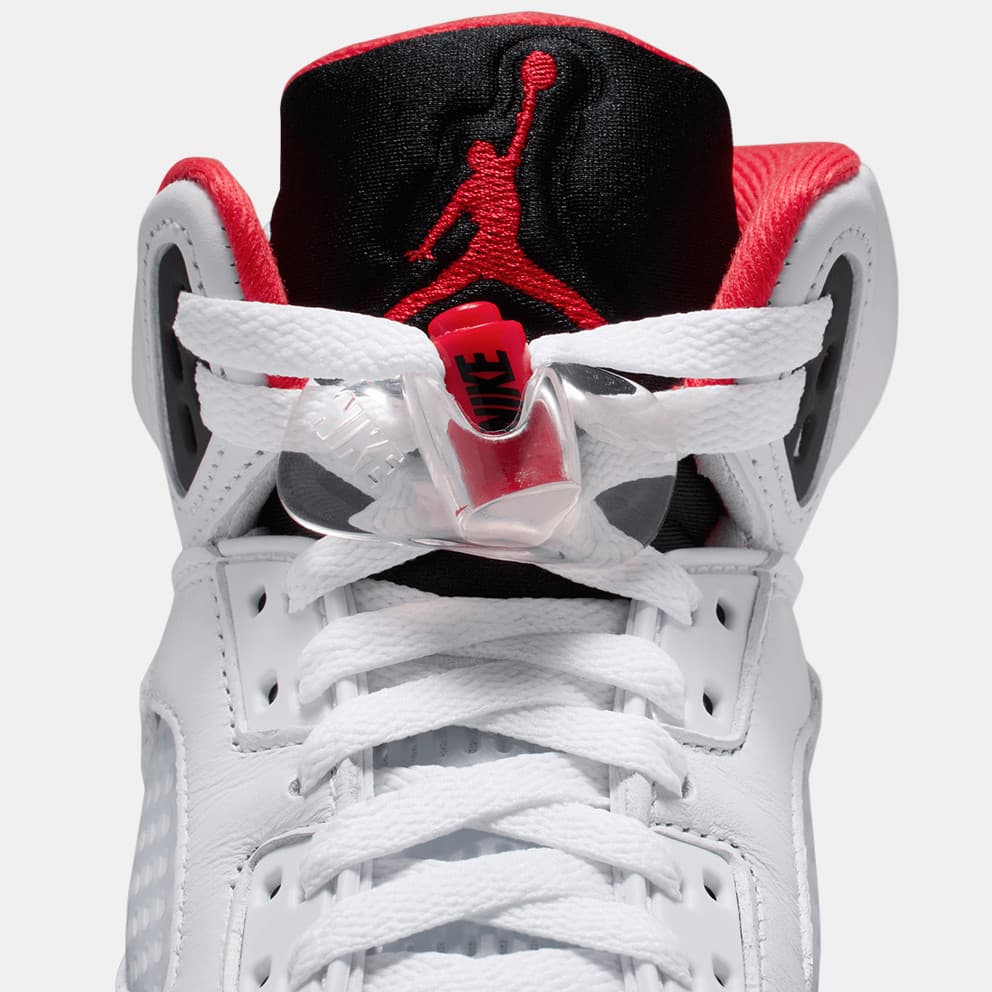 Jordan Air 5 Retro Fire Red "Black Tongue" Παιδικά Παπούτσια