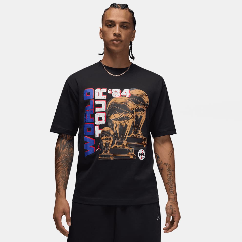 Ανδρικά αθλητικά μπλουζάκια JORDAN Μαύρο