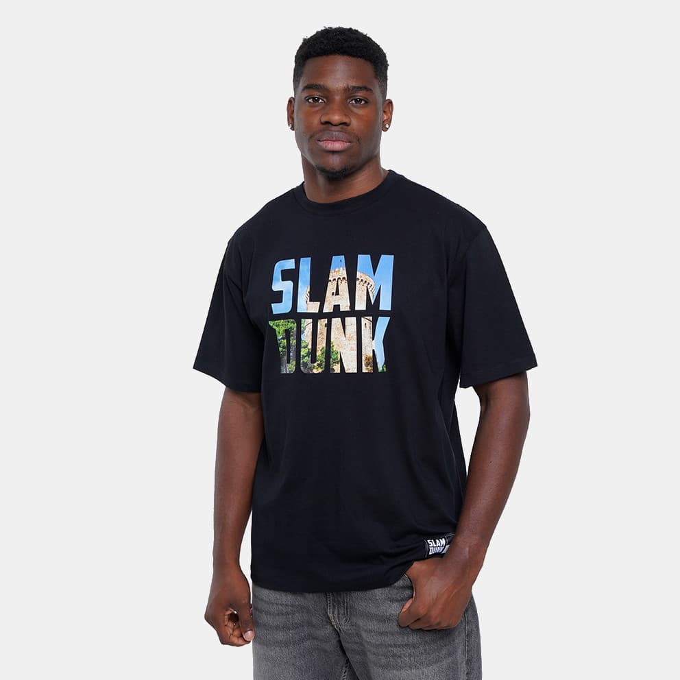 Ανδρικά αθλητικά μπλουζάκια Slamdunk Μαύρο