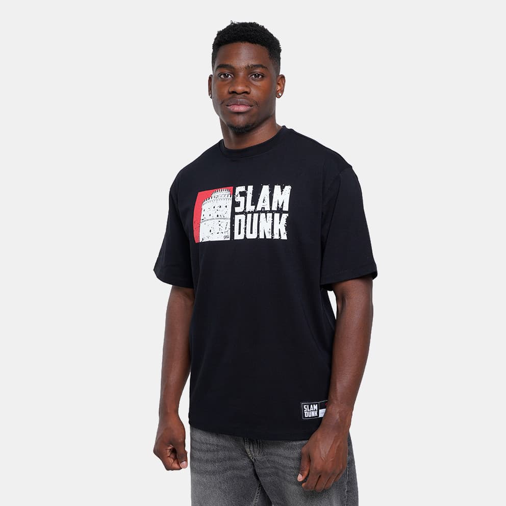 Ανδρικά αθλητικά μπλουζάκια Slamdunk Μαύρο