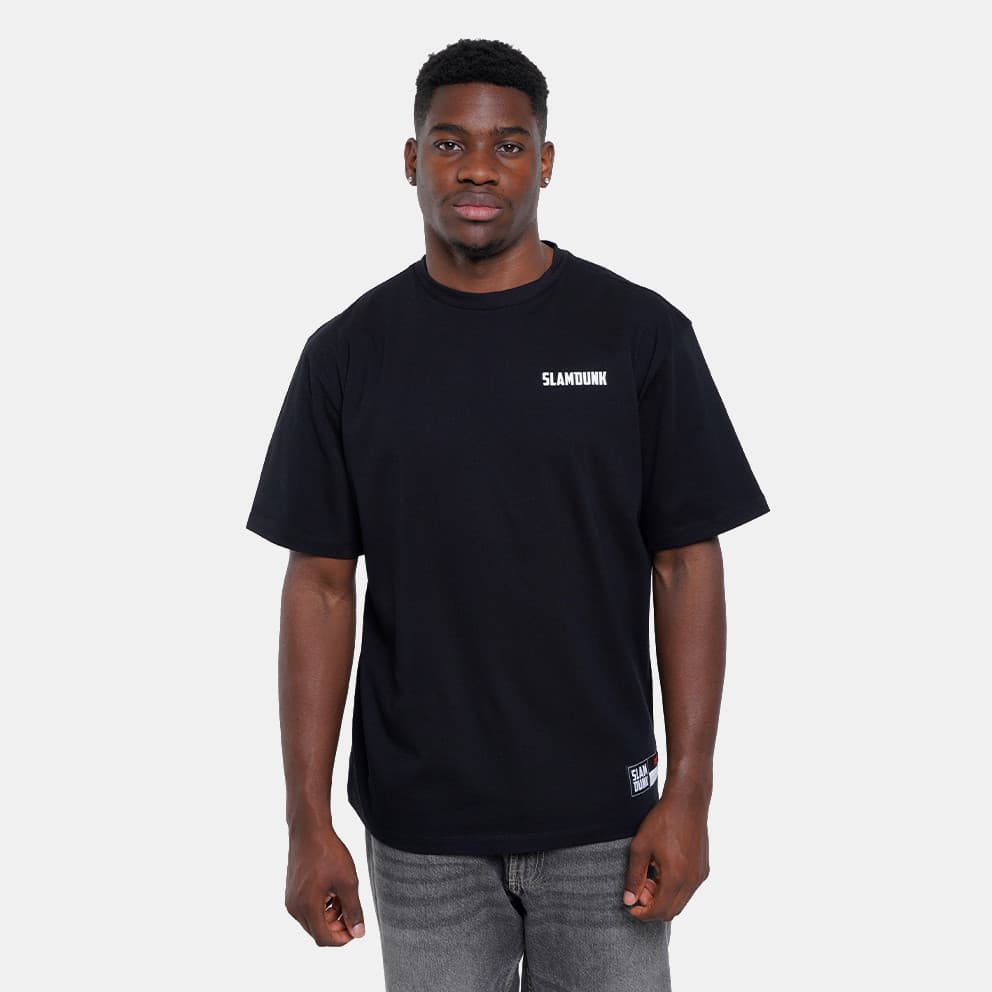 Ανδρικά αθλητικά μπλουζάκια Slamdunk Μαύρο